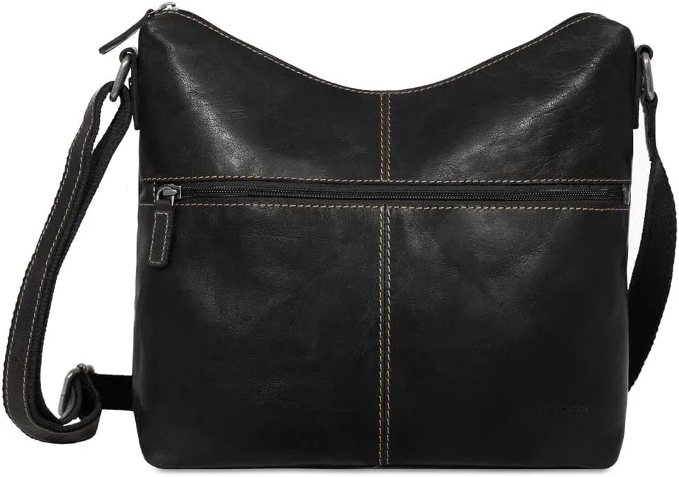 Jack Georges Voyager Uptown Hobo Bag with Large Front Pocket #7874