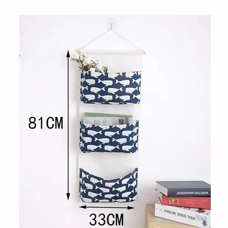 Japanese Wall Hanging Organizer - Stylish Storage Solution