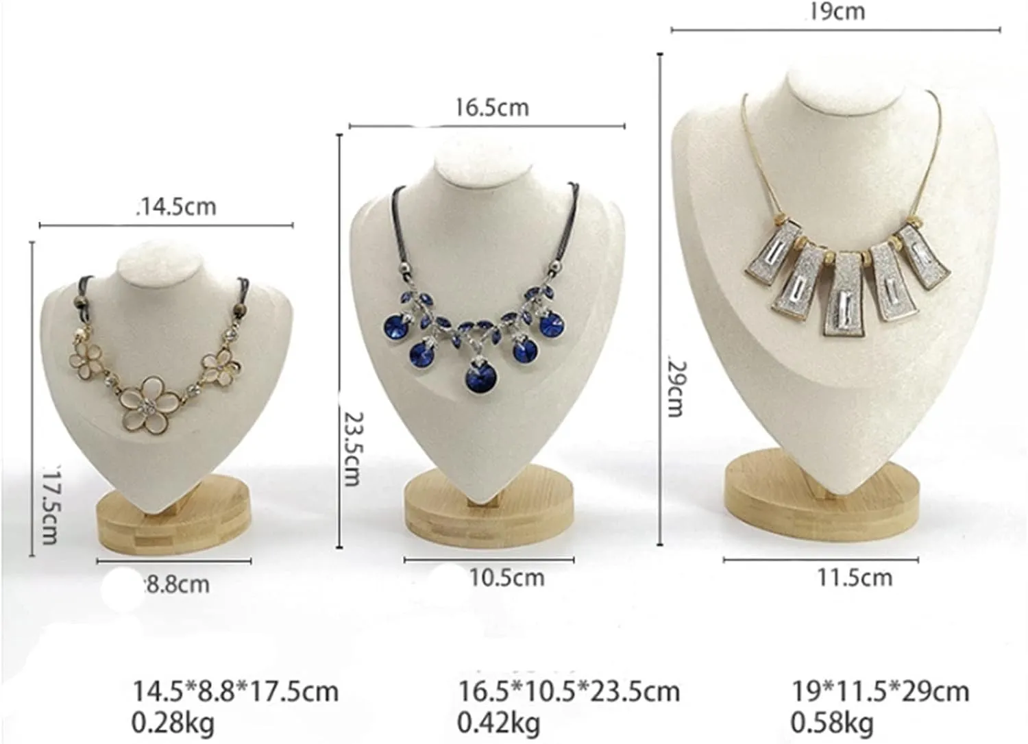 Jewelry Organizer Necklace Display Stand Hanging Rack Jewelry Display Stand Velvet Jewelry Box Organizer for Boutique Display Design