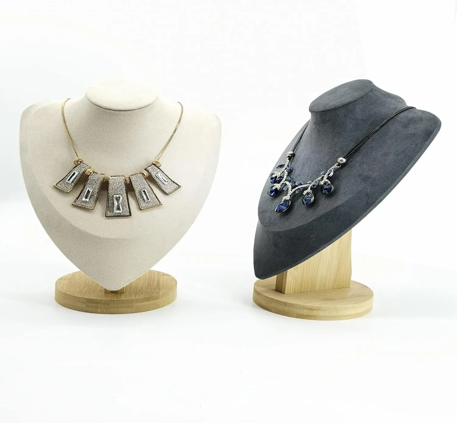 Jewelry Organizer Necklace Display Stand Hanging Rack Jewelry Display Stand Velvet Jewelry Box Organizer for Boutique Display Design