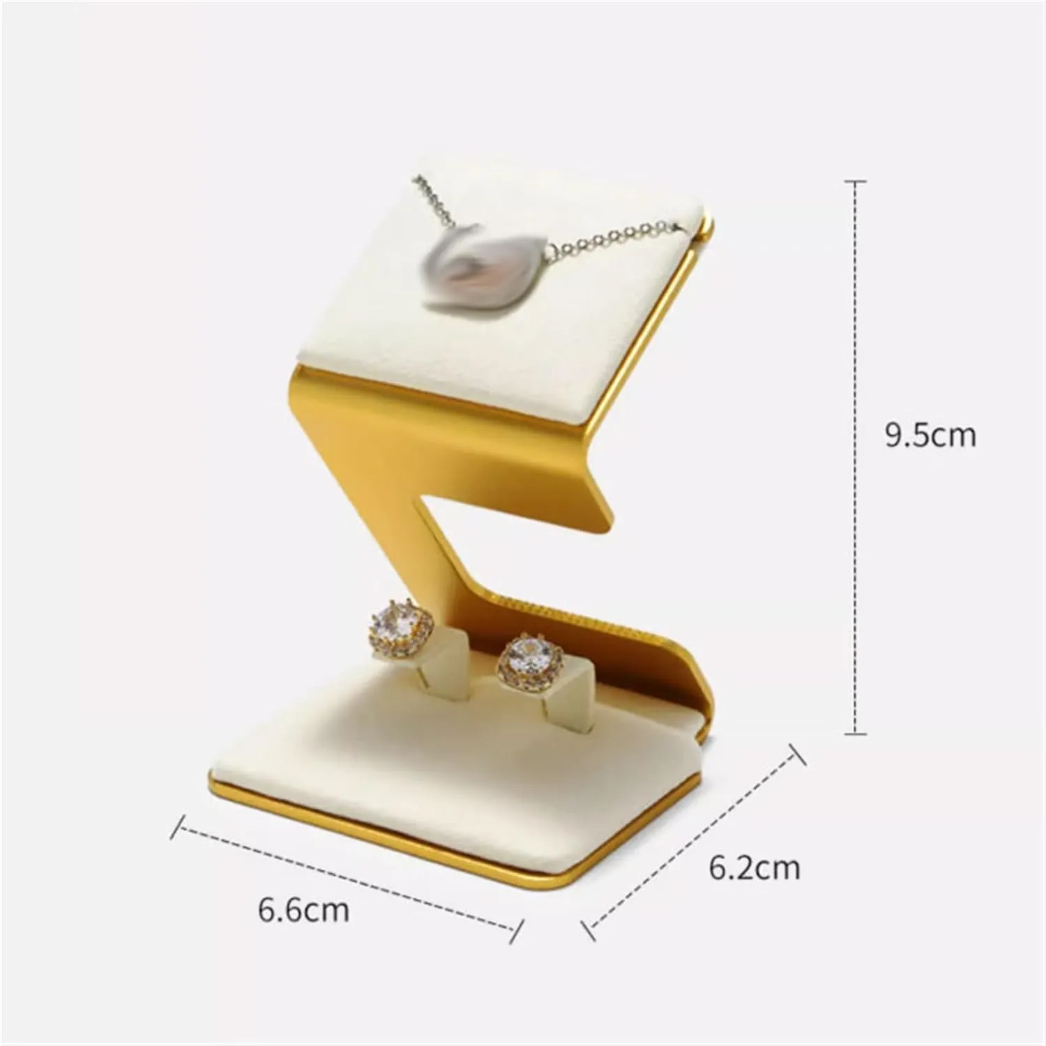 Jewelry Organizer Velvet Covered Necklace Display Stand, Hanging Jewelry Organizer, Display Stand for Earrings, Hanging Accessories Rack for Showcase Sopor
