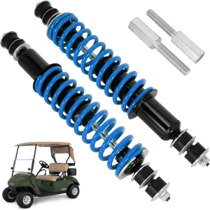 JIAYAN Golf Cart Front or Rear Shock Absorber with Heavy Duty Coil Springs Compatible with E-Z-GO TXT/Medalist 1994  Gas & Electric Models OEM# 70928-G01 76418-G01 70630-G01 (2Pcs)