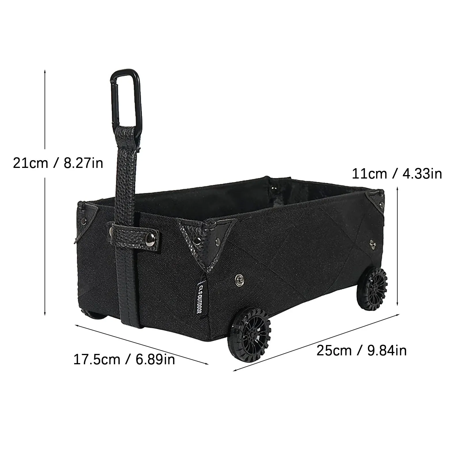 Jomeoic Foldable Folding Indoor and Outdoor Multipurpose Yard Garden Cart