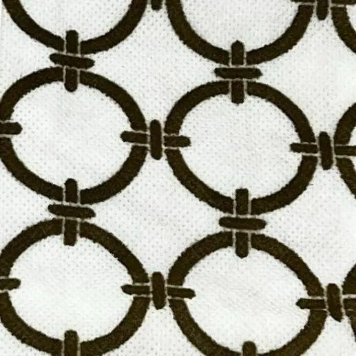 Joy Mangano Hanging Organizer White Brown Design Multiple Pockets New