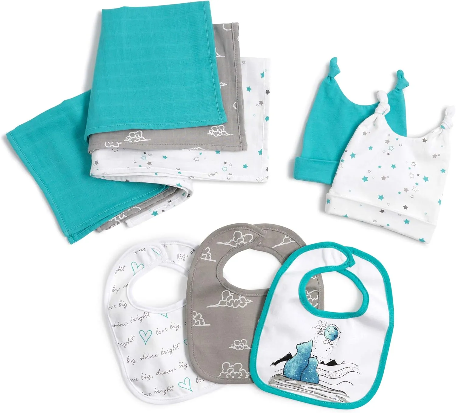 JumpOff Jo - Newborn Baby Essentials Layette Gift Set for Babies- Newborn Clothes & Accessories Set, Shower Gifts for Newborn