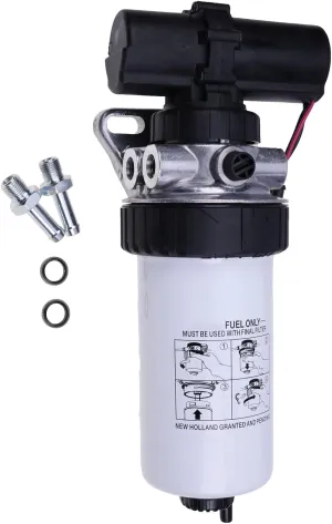 JZGRDN Electric Fuel Pump Filter 87802202 87802203 87802238 Compatible with Ford New Holland LS180 LS190 LX865 Loaders
