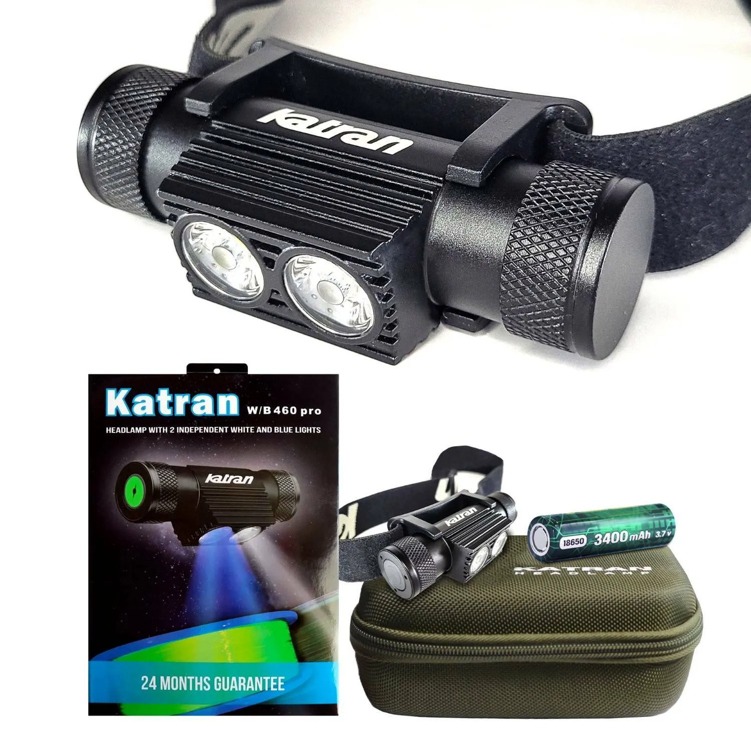 KATRAN Headlamp KATRAN – W/B460 PRO (case   battery)