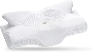 Kenko Back Snooze Right Pro - Orthopedic Memory Foam Pillow, Ergonomic Cervical Pillow for Neck Pain Relief, Hypoallergenic Neck Pillow for Deep Sleep, Posture Correction, and Better Quality of Life