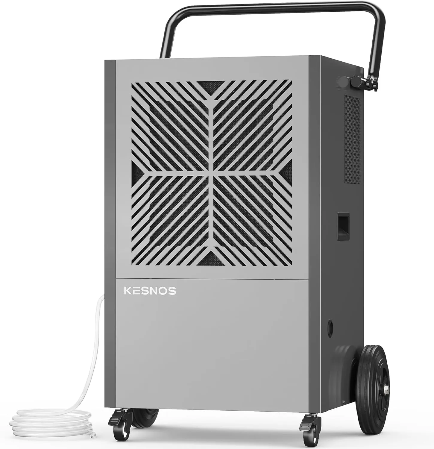 Kesnos 216 Pints Commercial Dehumidifier with Pump – Dehumidifier with Drain Hose and 24 Hr Timer in Large Space Up to 8500 Sq. Ft. – Ideal for Basements, Industrial Spaces and Job Sites