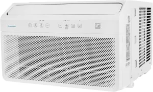 Keystone 8,000 BTU Window Inverter Air Conditioner with Supplemental Heat, 115V, AC for Apartment and Medium Rooms up to 350-Sq. Ft., Quiet, High Efficiency, Energy Star Window AC Unit with Remote
