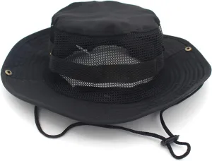 KIAZHAO Bucket Hat Outdoor Army Camouflage Military Camouflage Mesh Bucket Hats Hunting Hiking Fishing Climbing Cap