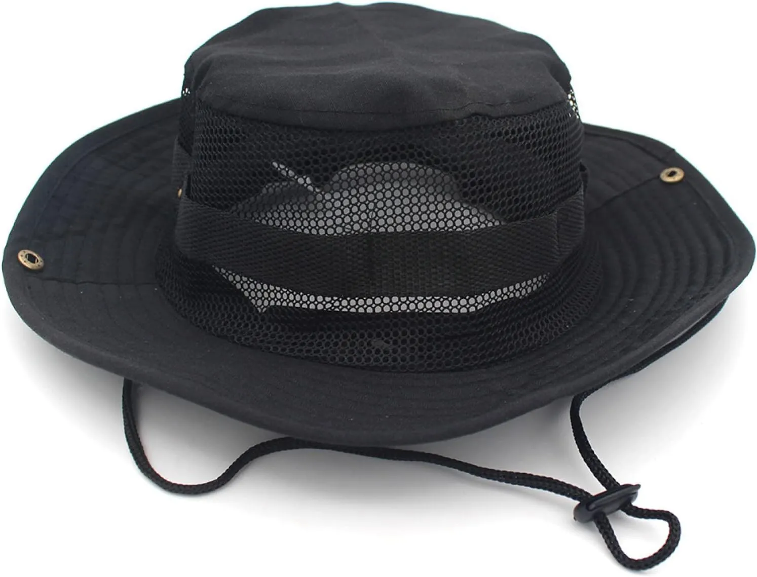 KIAZHAO Bucket Hat Outdoor Army Camouflage Military Camouflage Mesh Bucket Hats Hunting Hiking Fishing Climbing Cap