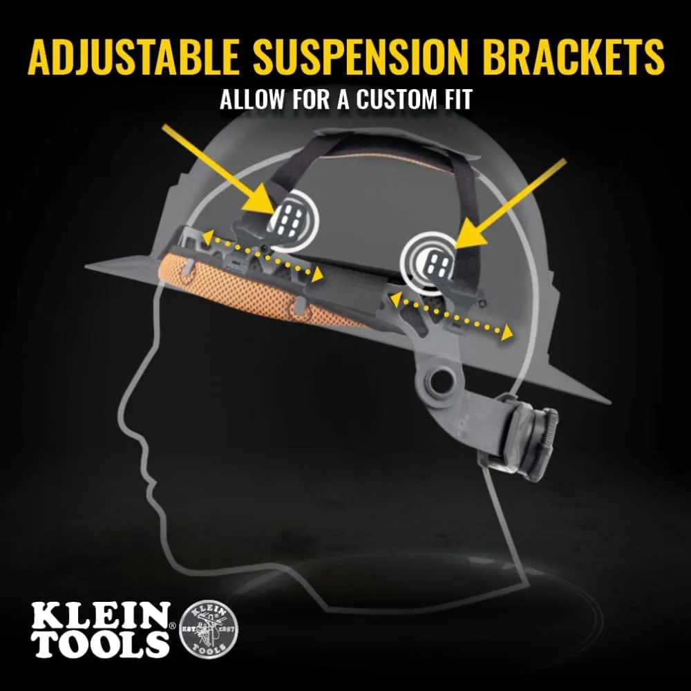 Klein Tools Safety Helmet, Type-2 Safety Helmet, Vented, Class C