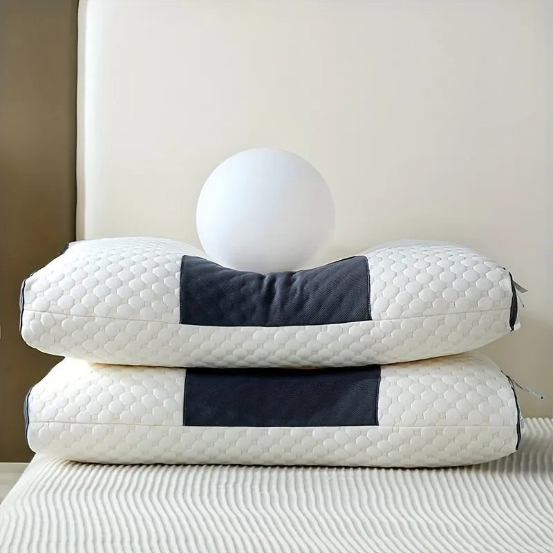 Knitted Massage Neck Pillow Adjustable Ergonomic Orthopedic Contour Support Pillow