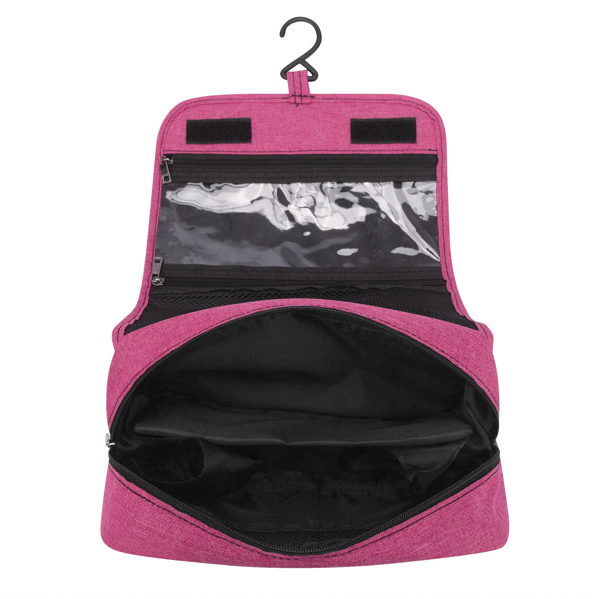 Lalola *Art U Wear* Cosmetic Travel Bag, HooArt Pink & Black/White