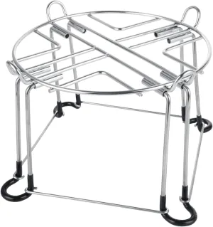 LANIAKEA Water Filter Stand 6" Tall by 9" Diameter Detachable Stainless Steel Stand Compatible with Berkey Big, Royal and Travel System, Countertop for Easier Dispensing of Filtered Water