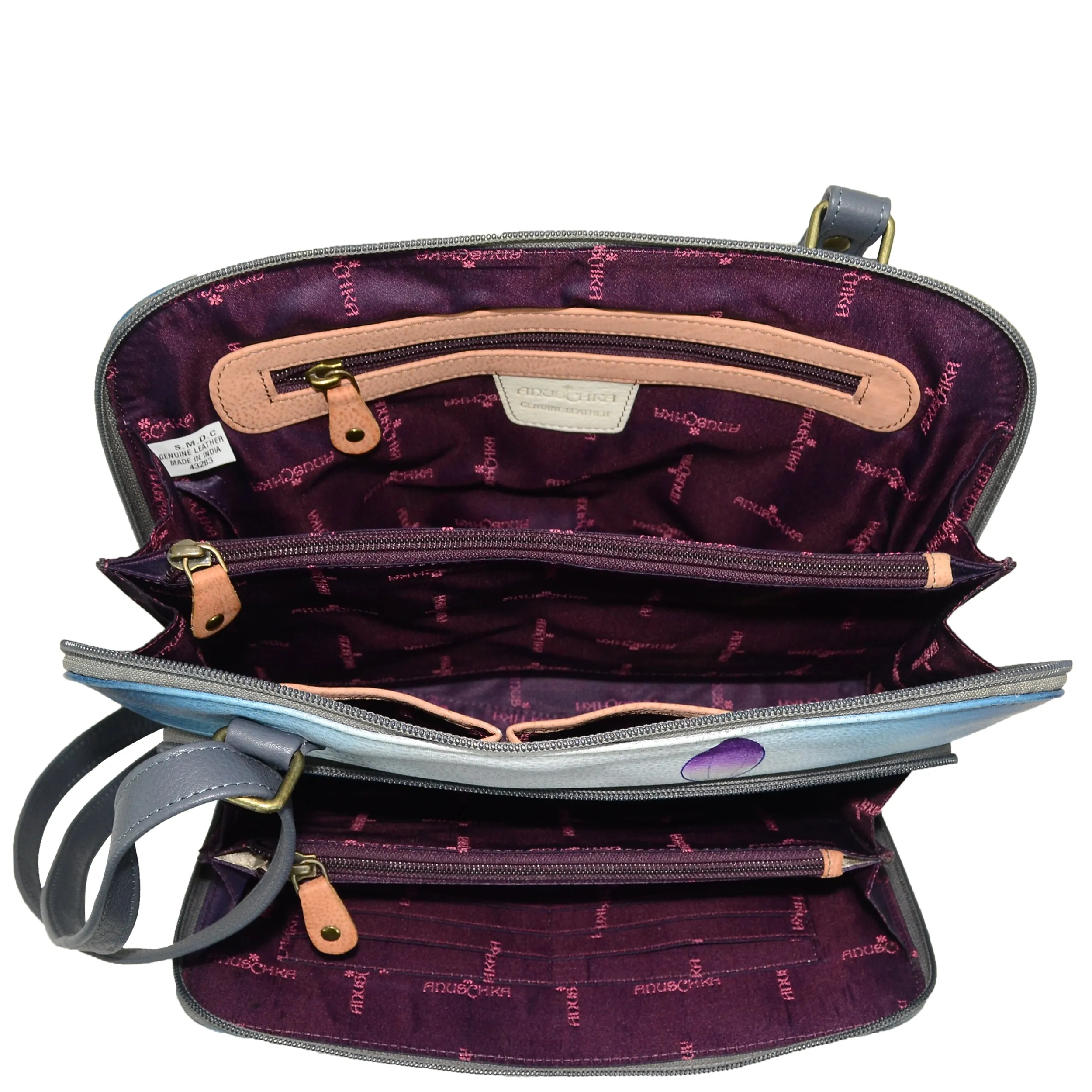Large All Round Zippered Organiser CrossBody - 617