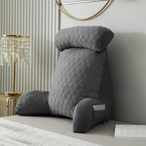 Large Reading Pillow with Detachable Neck Roll & Arms – Ultimate Comfort for Bed & Couch