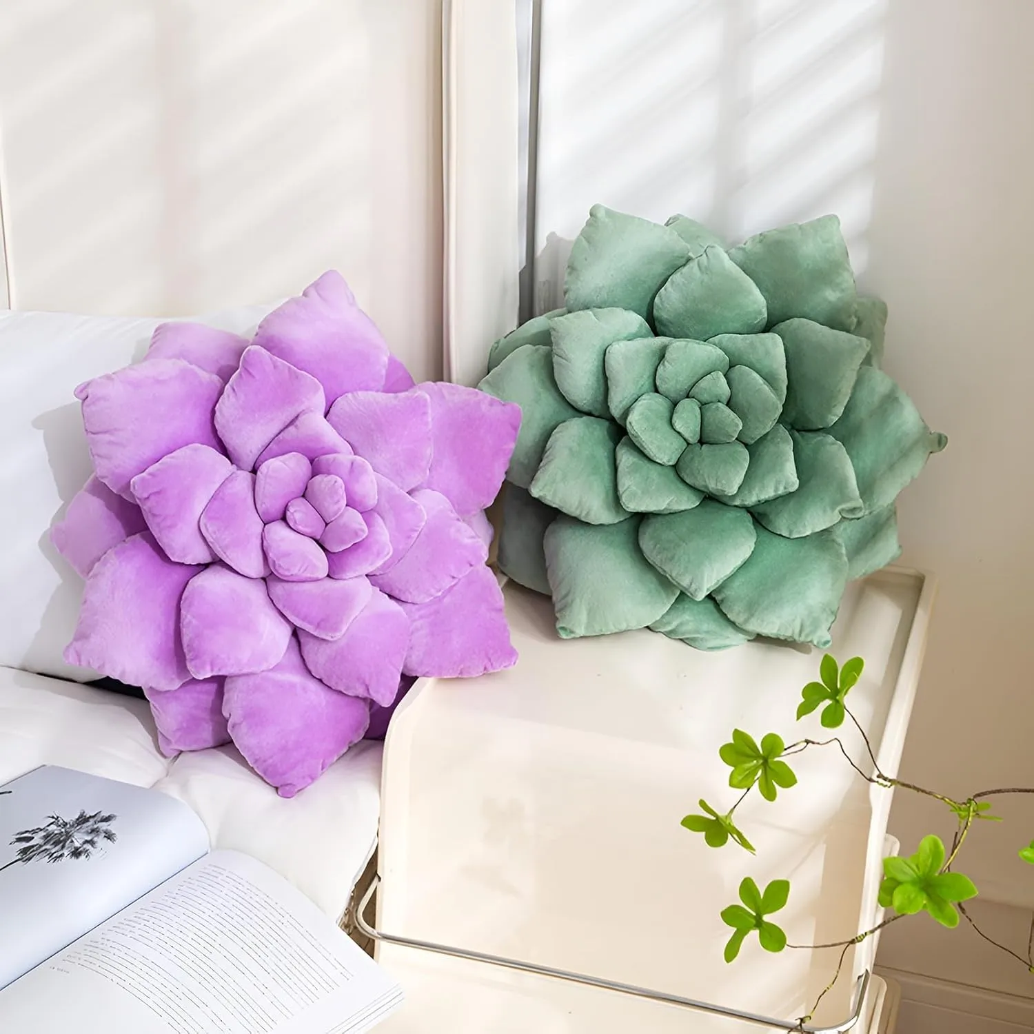 Large Succulent Pillow