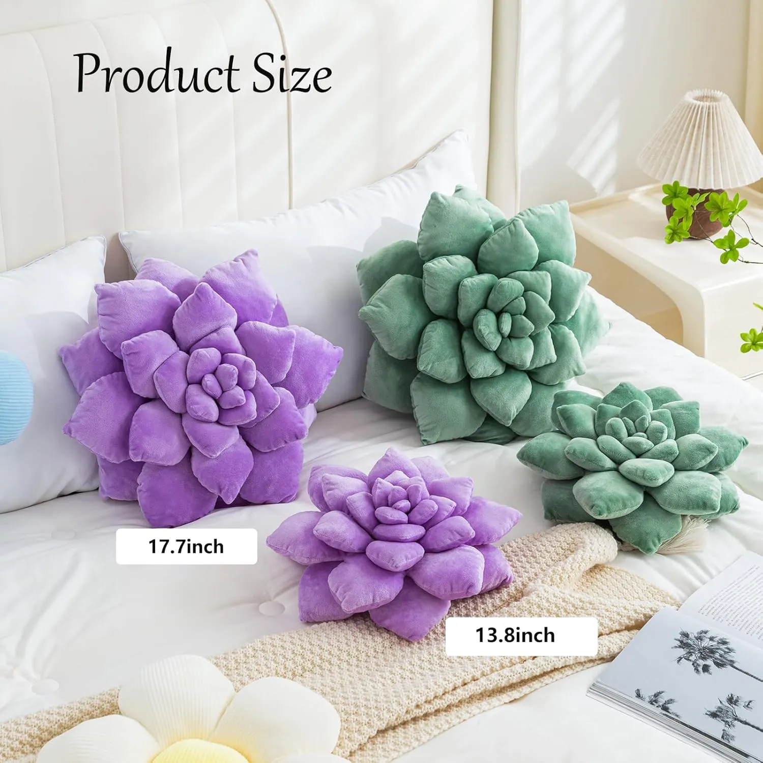 Large Succulent Pillow