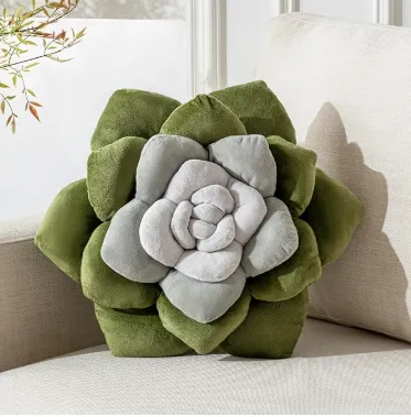 Large Succulent Pillow