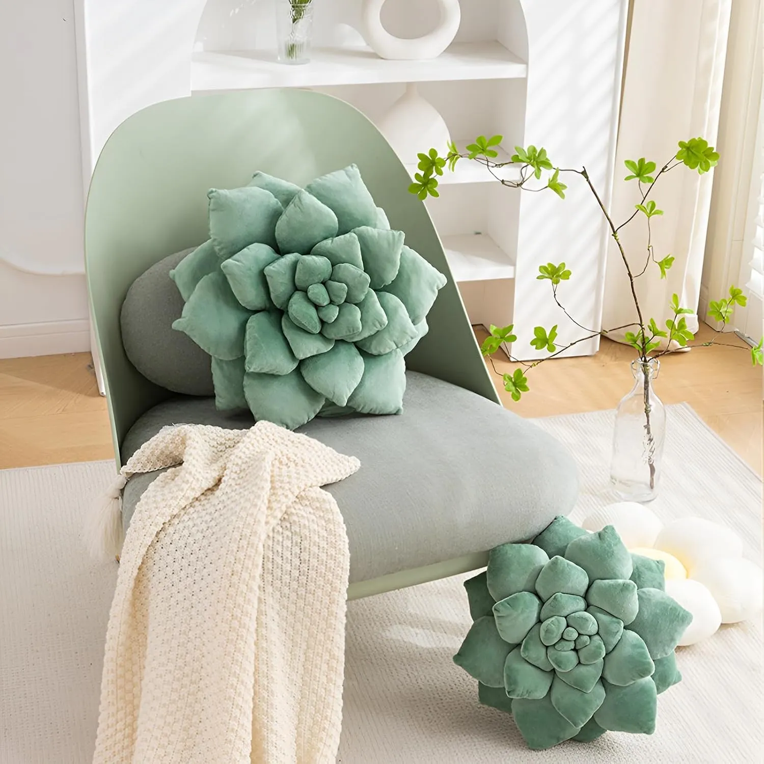 Large Succulent Pillow