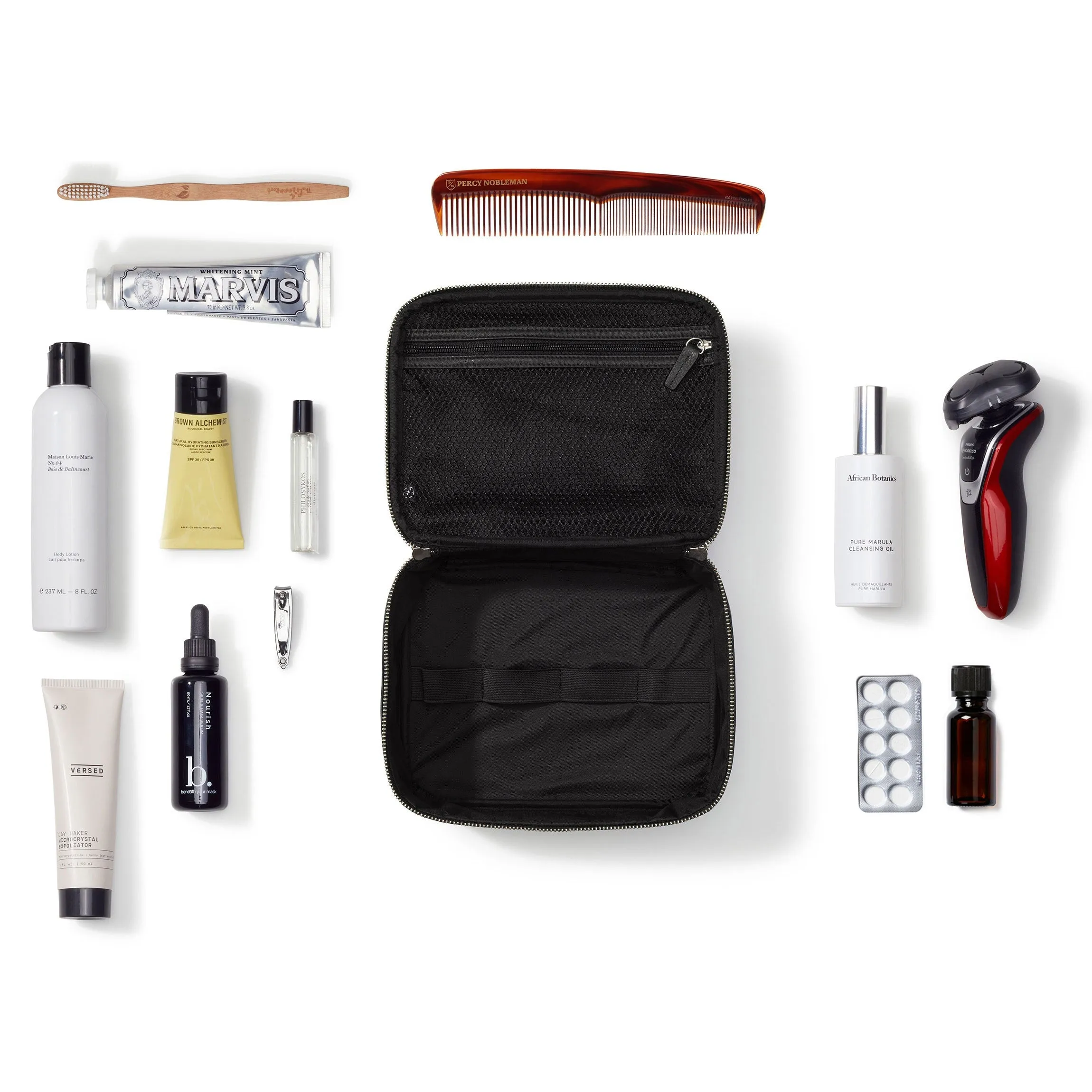 Large Travel Organizer Cognac