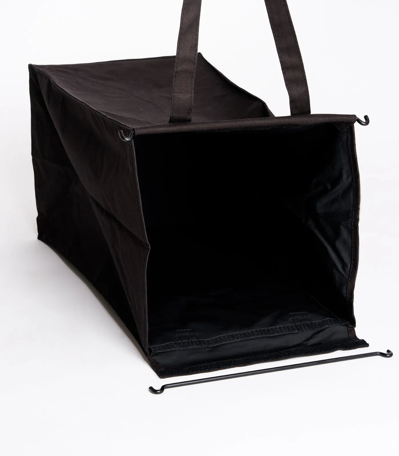 Laundry Hamper with Cotton Liner - Two Sizes - Steel   Cotton from Yamazaki Home