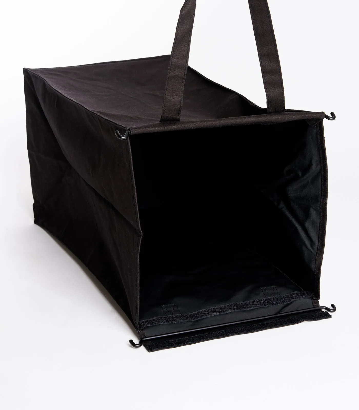 Laundry Hamper with Cotton Liner - Two Sizes - Steel   Cotton from Yamazaki Home