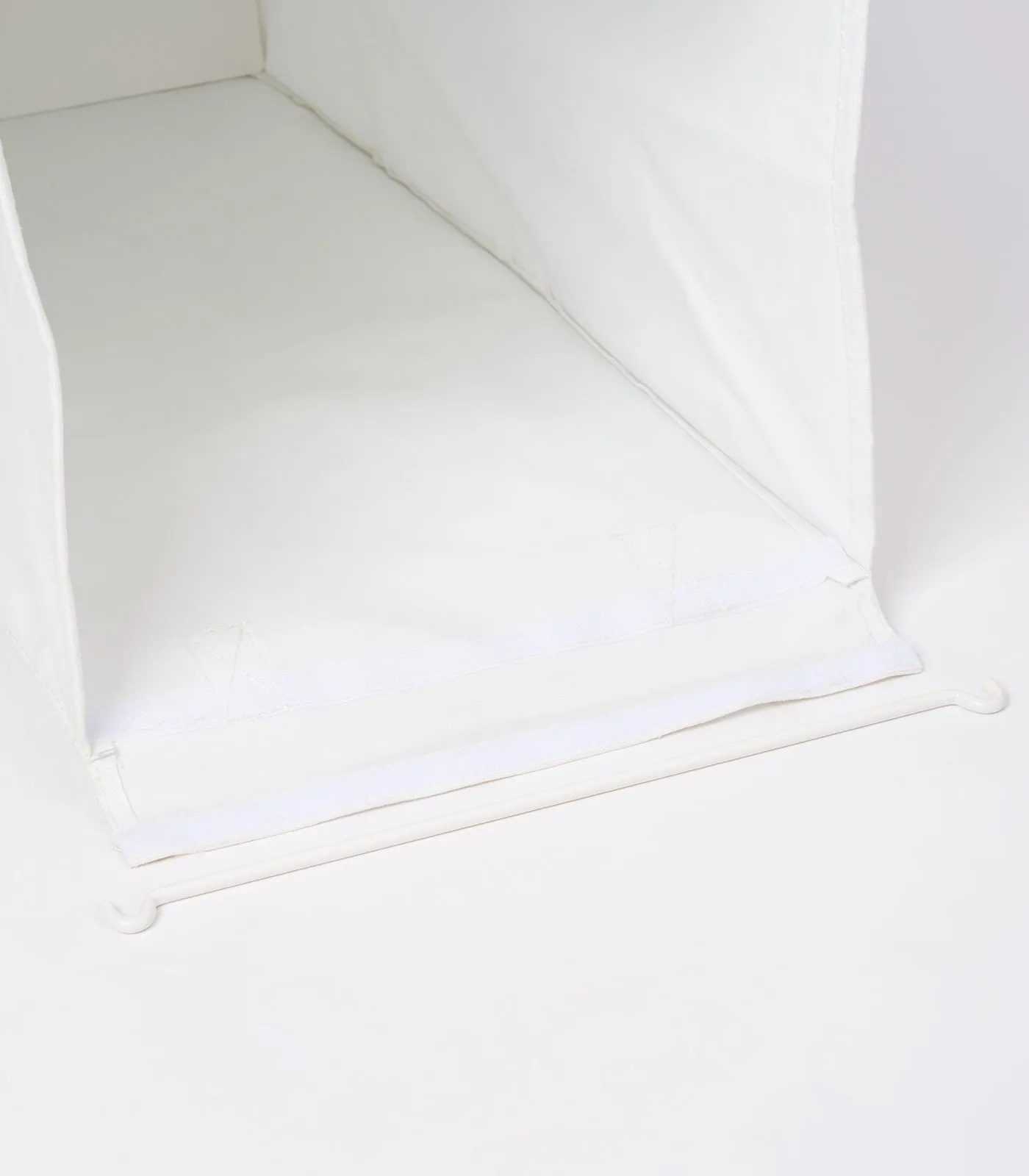 Laundry Hamper with Cotton Liner - Two Sizes - Steel   Cotton from Yamazaki Home