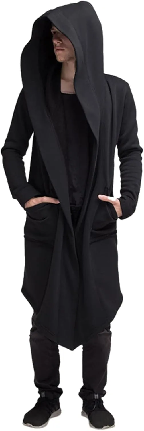 LCMTWX Hoodies for Men Hoodie Splicing Large Size Sweater Jacket Drawstring Midweight Fleece Sweatshirt Midweight Fleece
