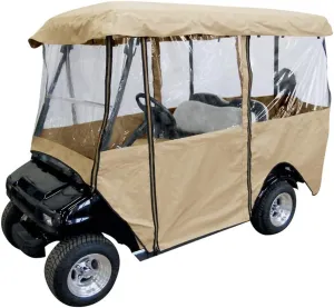 Leader Accessories Deluxe 4-Person Golf Cart Cover Storage Driving Enclosure Fit EZ Go, Club Car, Yamaha Cart