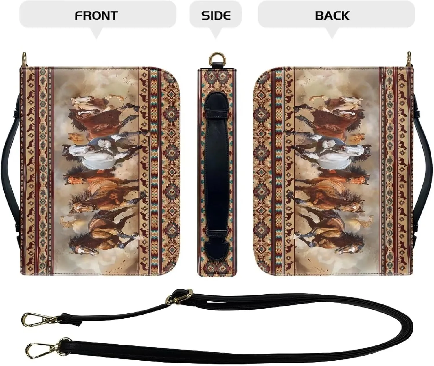 Leather Bible Covers Bible Book Covers Bible Covers for Women Men with Pockets Bible Accessories Kit