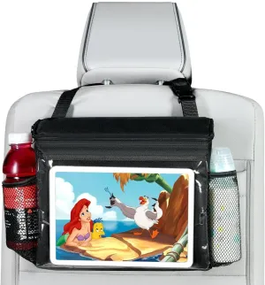 lebogner Insulated Car Seat Back Organizer   iPad And Tablet Holder, Auto Driver Or Passenger Accessories Organizer, Vehicle Front Seat Caddy, Personal Travel Cooler Storage Bag For Adults & Kids