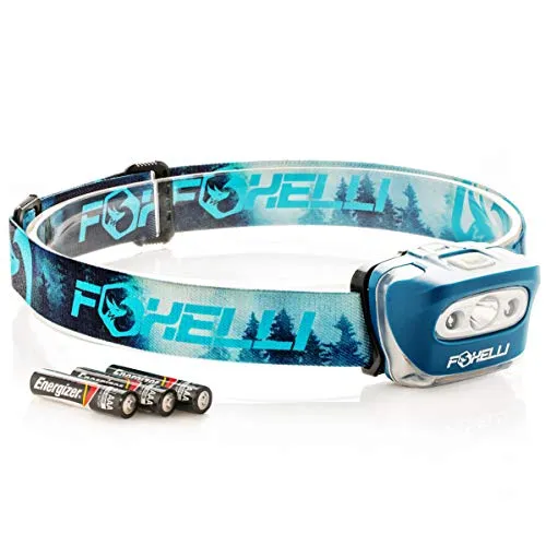 LED Headlamp Flashlight for Adults & Kids,Running,Camping,Hiking Head Lamp with Batteries