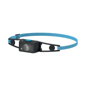 Ledlenser NEO1R 250lm Wide Beam 39gm Rechargeable Running Sports Red Safety Light Headlamp Blue