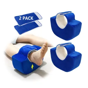 Leg Elevation Pillows Foot Pillow Heel Protectors for Pressure Sores Post Surgery Feet Swelling Ankle Protector Support Pillow Cradle Bed Sores Foot Surgery Recovery Supplies Ulcer Cushion - 2PCS