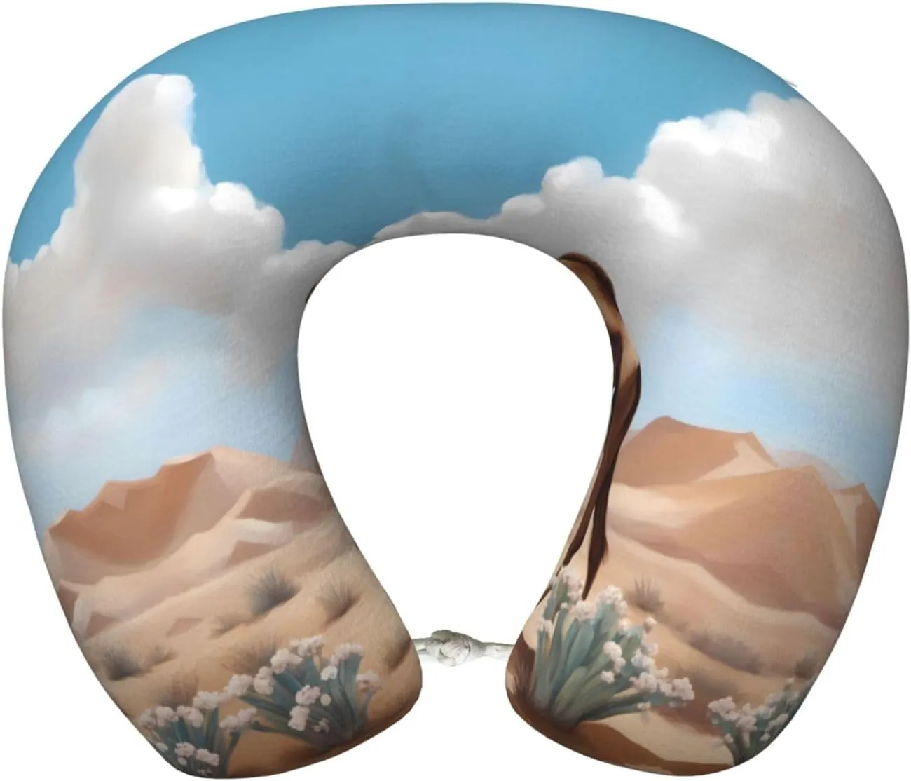 Leisure and Comfortable Travel Pillow, Walking Camel Memory Foam U-Shaped Neck Pillow, Camping Home Office Driving headrest Leisure