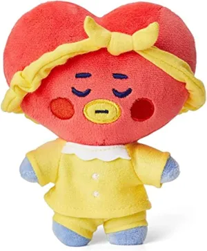 Lerion Cartoon Pillow for Kids, Pillow Doll Small Puppets, Dream of Baby Series Character Cute Stuffed Animal Figure Doll (Tata, 7.8 inch)