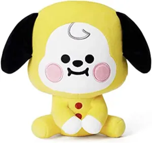 Lerion Cartoon Pillow for Kids,Pillow Doll Small Plush Puppets,Baby Series Character Cute Small Plush Stuffed Animal Figure Doll (Chimmy,7.8 inch)