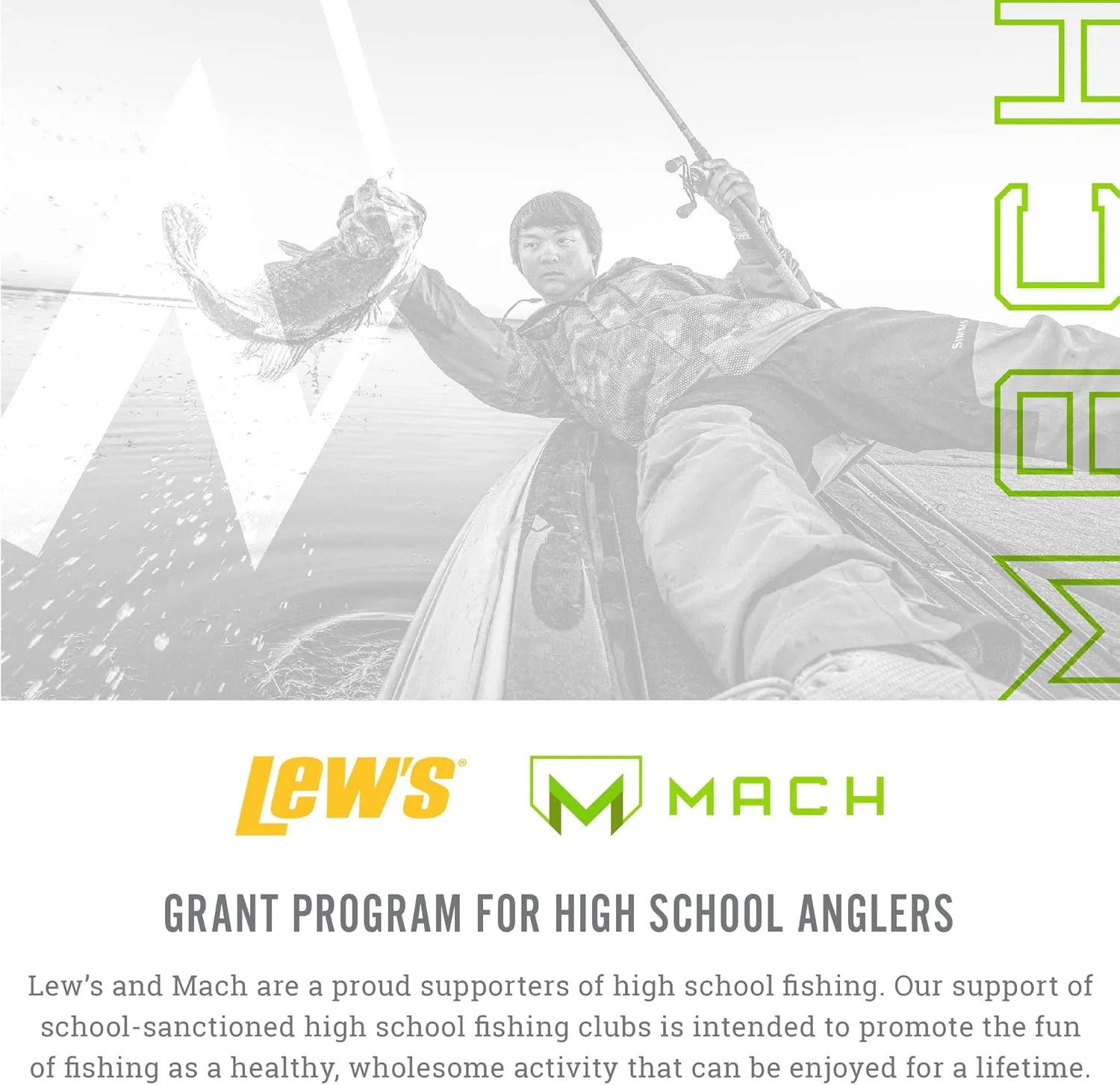 Lew's MACH Casting Fishing Rod, IM7 Graphite Blank with Stainless Steel Guides, Winn Dri-Tac Split Grip Handle