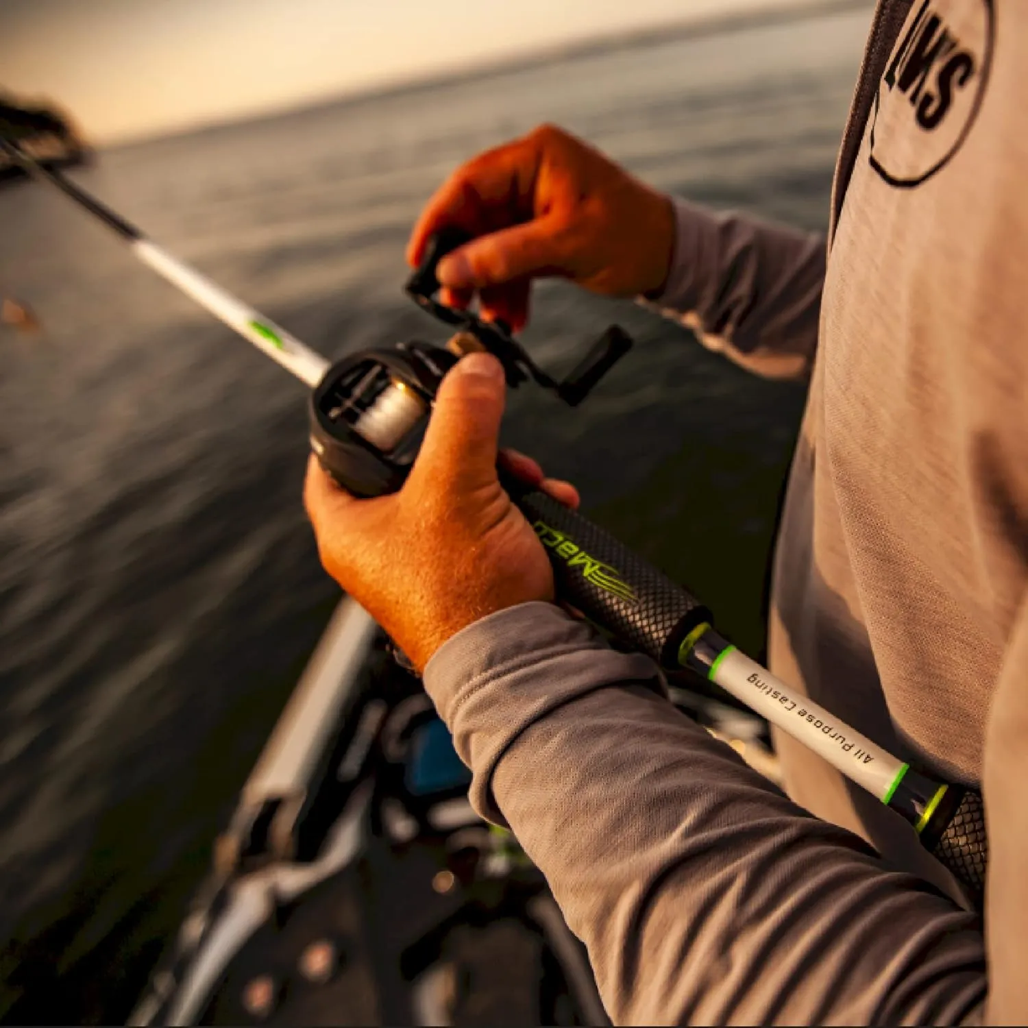 Lew's MACH Casting Fishing Rod, IM7 Graphite Blank with Stainless Steel Guides, Winn Dri-Tac Split Grip Handle