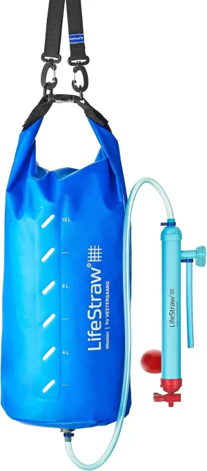 LifeStraw Mission High-Volume Gravity-Fed Water Purifier, 12 L (LSM12)
