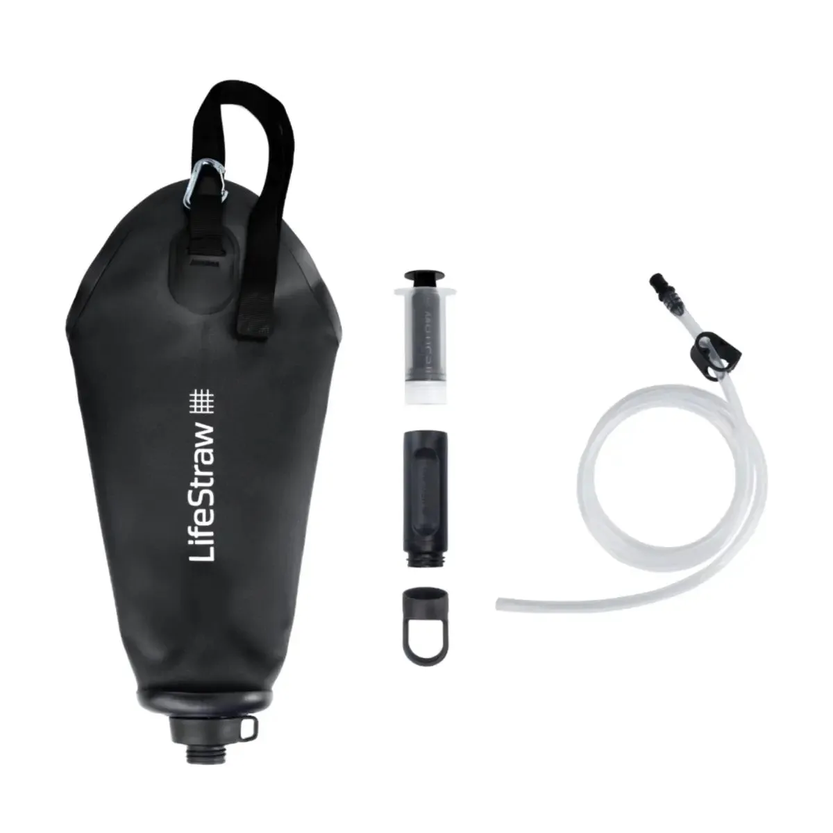 LifeStraw Peak 3L Compact Gravity Water Filter System - Dark Grey