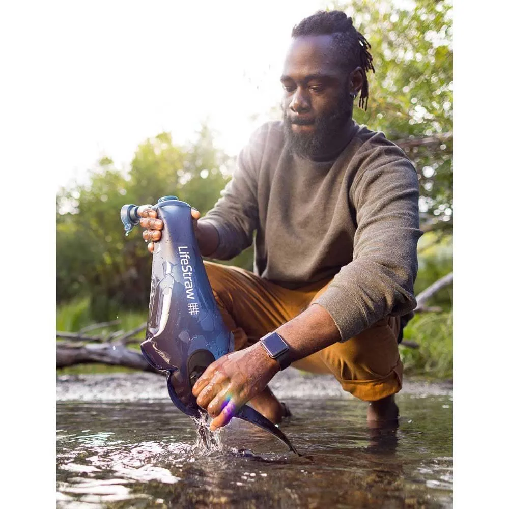 LifeStraw Peak Series Compact Gravity Water Filter System; 3L; Mountain Blue