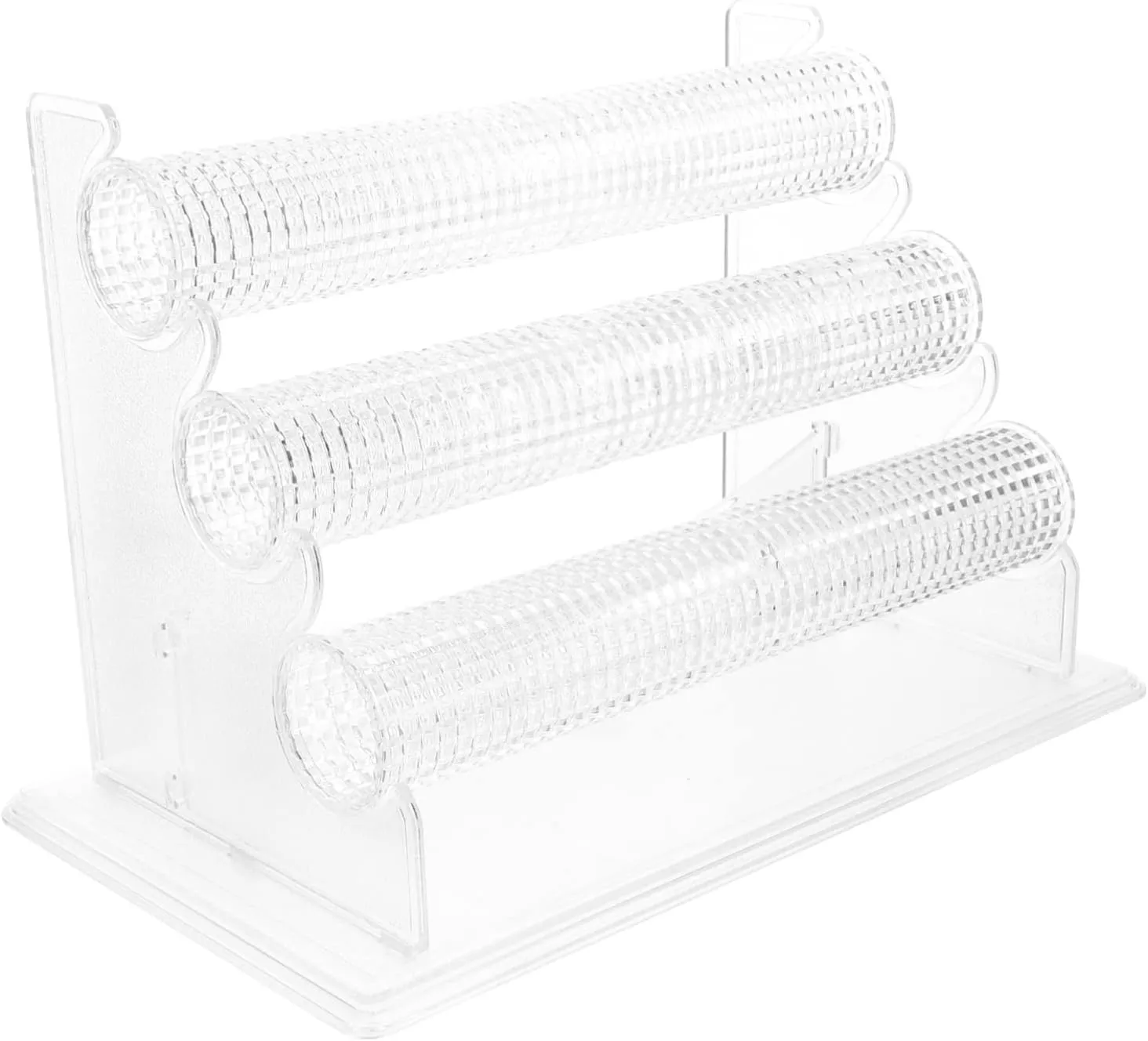 LIFKOME Dismountable Three-layered Bracelet Display Stand for Jewelry Organization Transparent Holder for Home Decor and Store Use for Watches and Hairbands