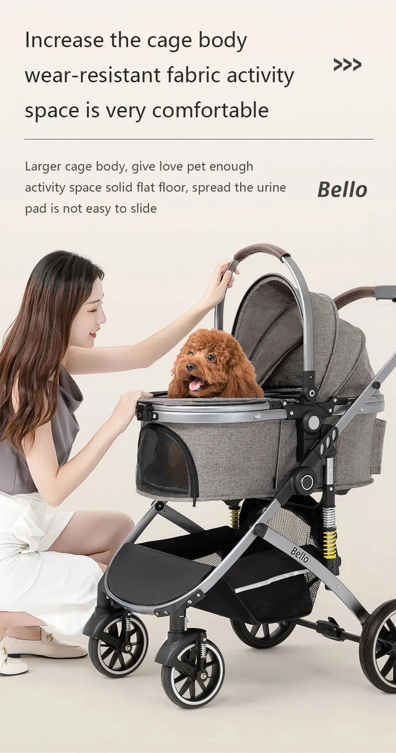 Lightweight Aluminum Frame Dog Stroller