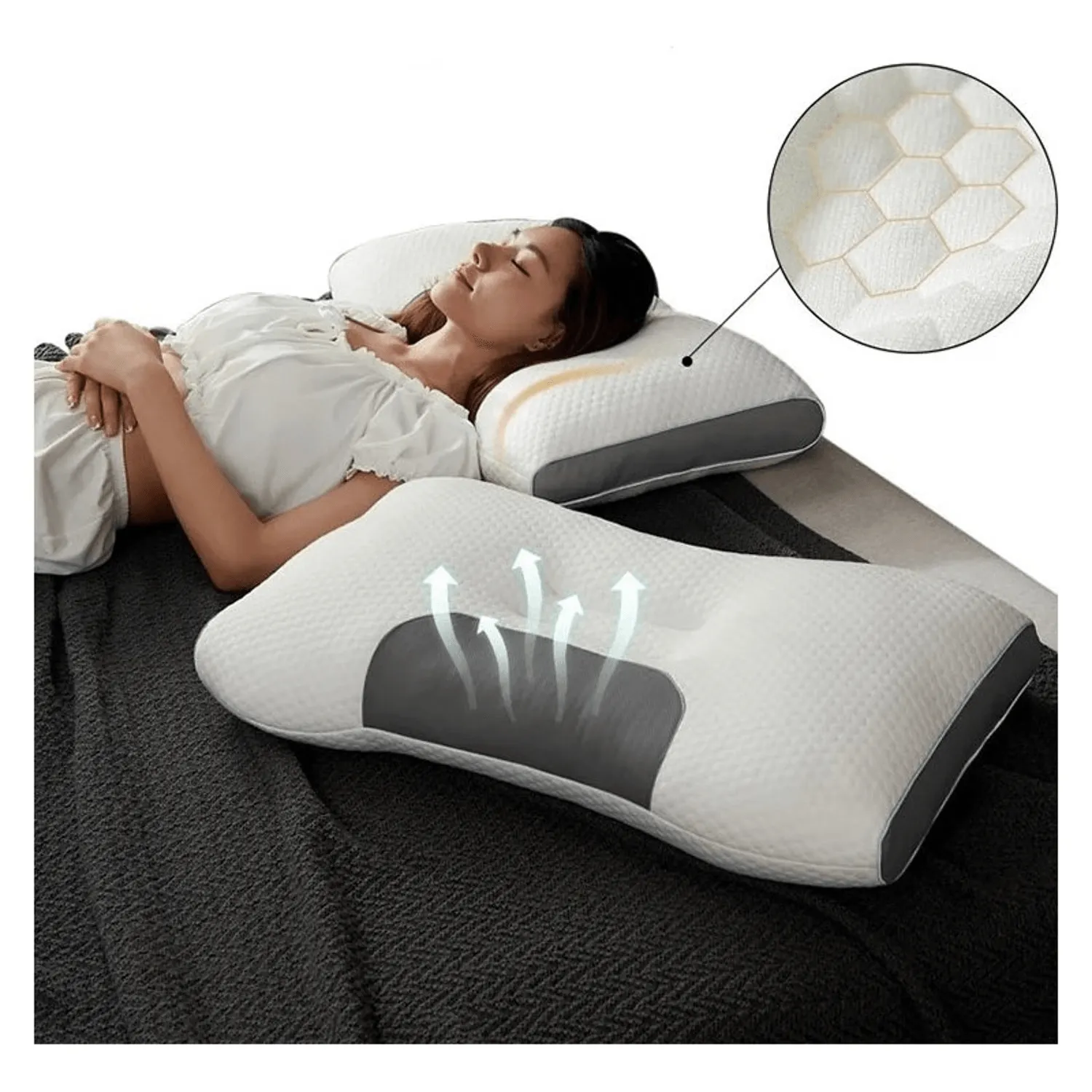 Lightweight Ergonomic Cervical Pillow