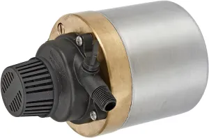 Little Giant S1200PT-20 115 Volt, 920 GPH Oil-less Stainless Steel and Bronze Direct Drive Pump for Fresh or Salt Water Ponds or Fountains, Steel, 517100004
