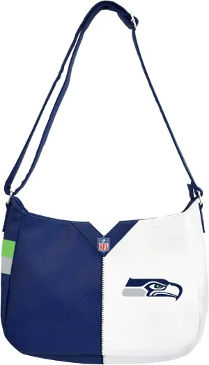 Littlearth NFL Pebble Split Hobo Bag, 14 x 4 x 10.5